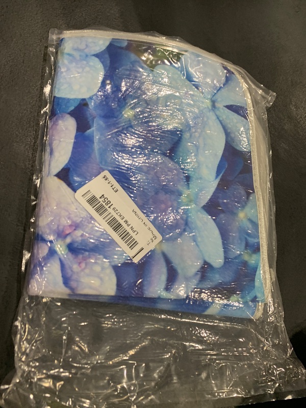 Photo 1 of Tarity Blue Hydrangeas Dish Drying Mat for Kitchen Counter Absorbent Heat Resistant Microfiber Dishes Drainer Mat 16x18 in Dish Pad Sink Mat Protective Pad Kitchen Decor