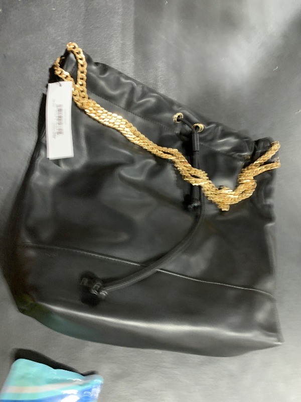 Photo 1 of The Drop Women's Nyjah Chain Strap Tote, Black, One Size
