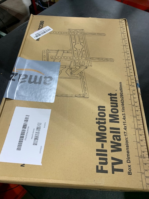 Photo 1 of Mounting Dream TV Wall Mount for 32-65 Inch Television,Mount with Swivel and Tilt, Full Motion Bracket with Articulating Dual Arms, Fits 16inch Studs, Max VESA 400X400 mm, 99lbs, MD2380