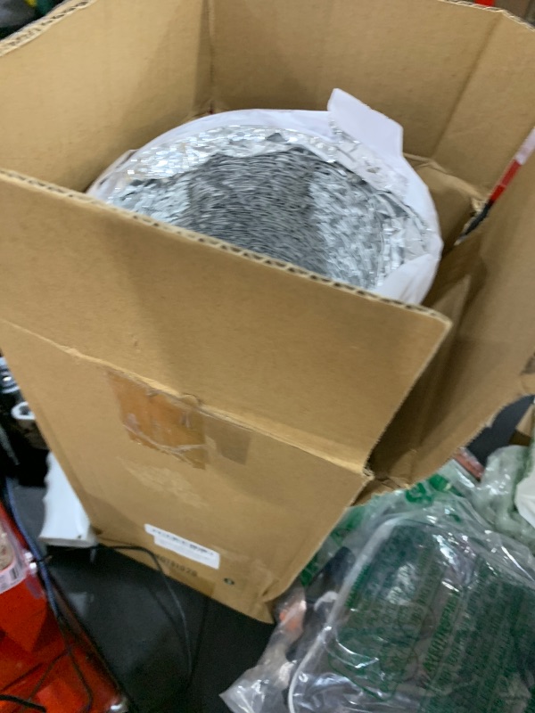 Photo 1 of 6 Inch 25 Feet Flex Air Aluminum Duct for Ventilation,