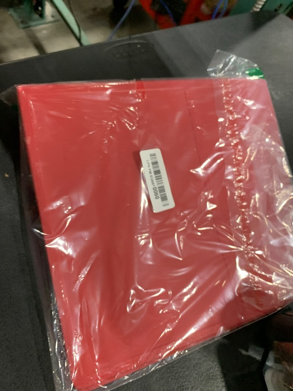 Photo 1 of Carstens 1.5-Inch Heavy Duty 3-Ring Binder - Side Opening, Brick Red, Durable Plastic, Precision No-Gap Rings, Waterproof Cover, No Pockets, Holds 250 Letter Sheets, BPA-Free, Made in USA (2049-3R)