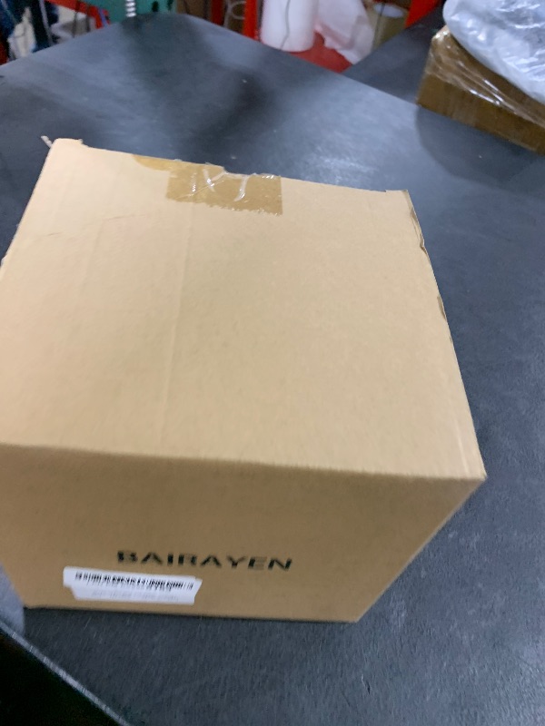 Photo 1 of BAIRAYEN Battery Powered String Lights Indoor Outdoor Decorative Lantern String Lights with 10 LED Plastic Bulbs 7.5 FT Waterproof Hanging Lights for Bedroom Canopy Decor Warm White