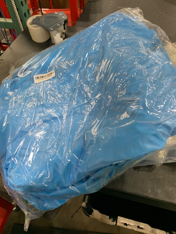 Photo 1 of Large Inflatable Swimming Pool - 145"x74"x22" Big Blow Up Kiddie Pool with Repair Patch, Oversized Family Pool for Backyard Outdoor (145"x74"x22")