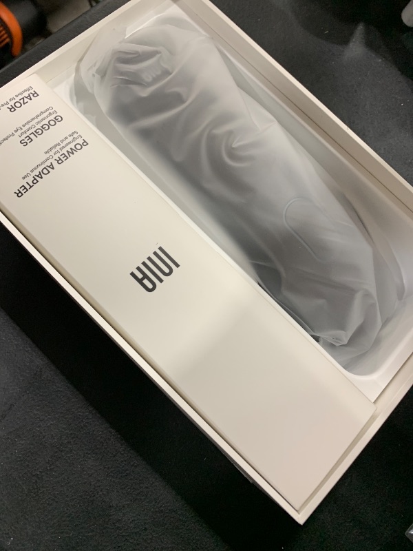 Photo 1 of INIA Laser Hair Removal with Ice-Cooling Care for Women and Men, HAUTE Pro Painless at-Home IPL Hair Remover for Coarse Hair in Bikini All Body Areas, Latest Generation for Effective Results (Black)