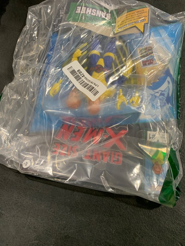 Photo 1 of Marvel Legends Series Banshee, Giant-Size X-Men #1 (1975) Comics-Inspired Collectible 6-Inch Scale Action Figure with Character-Sized Comic Accessory