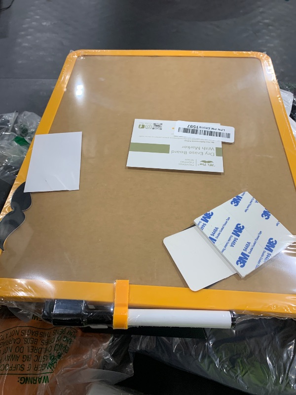 Photo 1 of Mr. Pen- Dry Erase Board, 14” x 11” with a Black Dry Erase Marker, Small Mini White Board for Students, Back to School Supplies