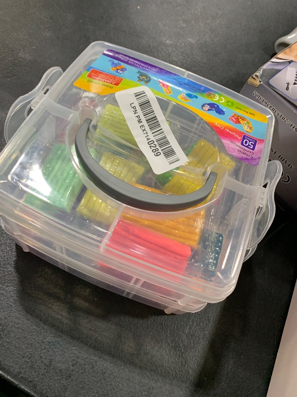 Photo 1 of CiaraQ Polymer Clay Starter kit, Oven Bake Modeling Clay with Sculpting Tools,Colors, 2.8 lb