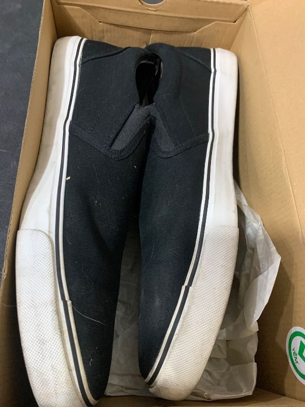Photo 1 of Men's Asher Slip-On Shoe | Comfortable Sneakers for Walking, Fashion & Everyday Wear, Black/White, 11