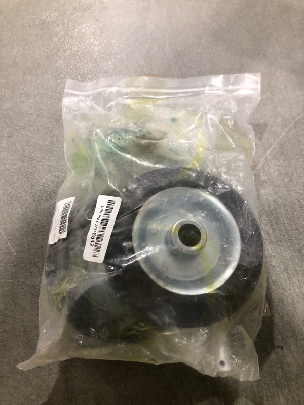 Photo 1 of Plutras 6" Gate Wheel for Metal Tube Swing Gate Support Wheel with 1-5/8" Thru 2" Gate Frames, Gate Helper Wheel for Metal Swing Gate