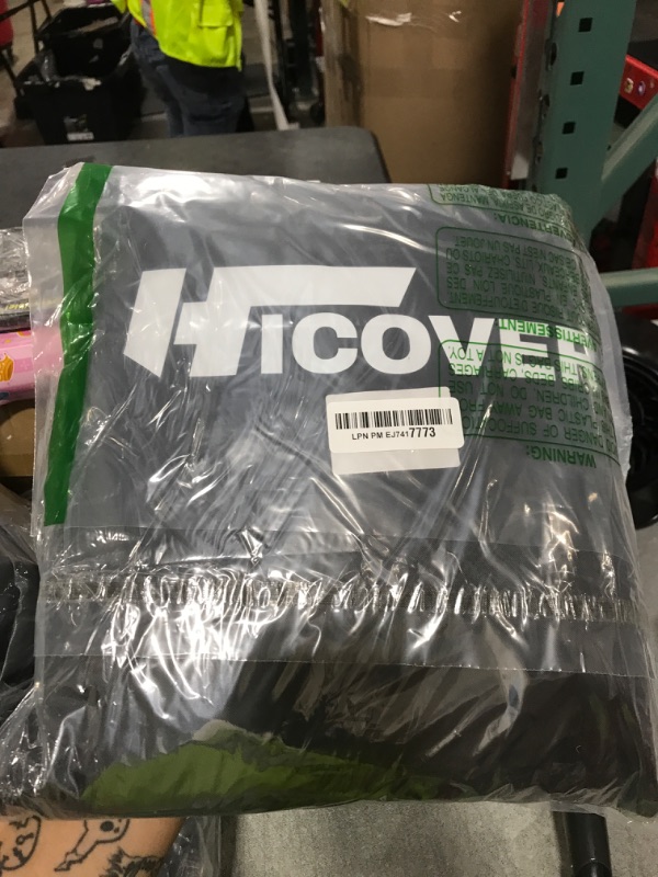 Photo 1 of Ping Pong Table Cover, Hicover Table Tennis Cover Waterproof Sunproof Indoor & Outdoor Fits Universal 9x5 FT Tables Folding & Flat Tables, with Paddles Organize Bag, 600D Oxford Fabric