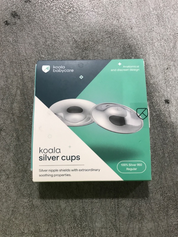 Photo 1 of Koala Babycare The Original Nursing Cups 100% Silver – Nipple Shields for Nursing Newborn - Breastfeeding Essentials Protect and Soothe Cracked Nipples - Standard Size