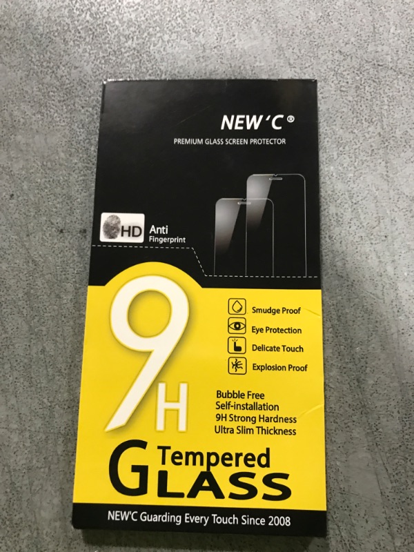 Photo 1 of NEW'C 3 Pack Designed for iPhone 14 Pro Max Screen Protector(6.7"),Enhanced Tempered Glass Protection, Case Friendly Anti Scratch Bubble Free Ultra Resistant