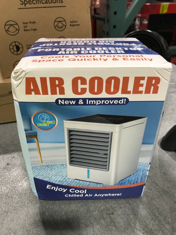 Photo 1 of Portable Air Conditioners, USB Personal Mini Air Conditioner with 3-Speed, Evaporative Air Cooler with Touch Screen, Portable Ac Unit Fan for Room, Tent, Bedroom, Car, RV, and Camping