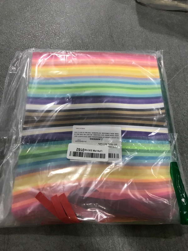 Photo 1 of 2700 Sheets Origami Star Paper Strips for DIY Hand Art Crafts, Unleash Creativity in 27 Double Side Stunning Colors (2700)