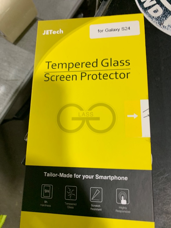 Photo 1 of JETech Privacy Screen Protector for Samsung Galaxy S24 5G 6.2-Inch with Camera Lens Protector, Anti-Spy Tempered Glass Film, Fingerprint ID Compatible, 2-Pack Each