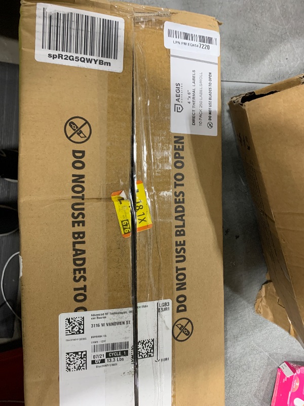 Photo 1 of Spartan Industrial - 4" X 6" Direct Thermal Shipping Labels Compatible with Rollo, Zebra, and Other Desktop Label Printers (10 Rolls, 250/Roll)