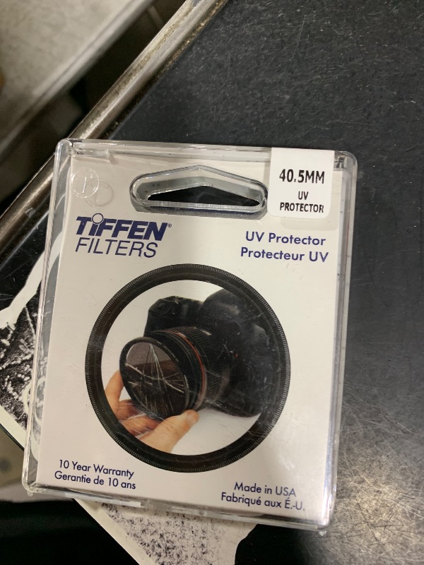 Photo 1 of Tiffen 405UVP Slim 40.5mm UV Protection Filter for Camera Lens, Clear Optical Glass, Impact Resistant