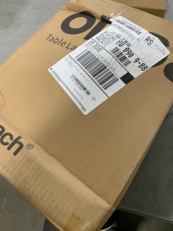 Photo 1 of Oneach 19.5” Table Lamps Set of 2, Pull Chain Switch Bedside Table Lamps, Farmhouse Nightstand Lamp with Unique Natural Shade, Small Lamp for Living Room, Bedroom, Home Office, Nursery