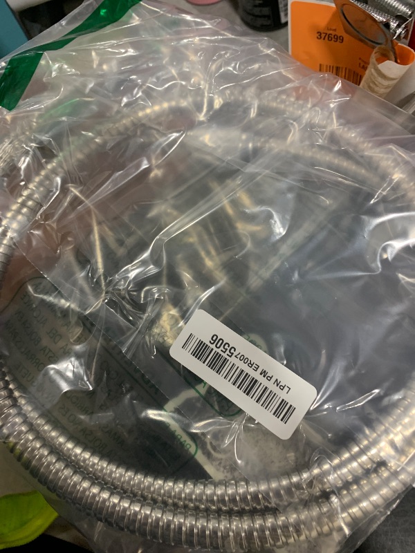 Photo 1 of 46092000 Pull Out Spray Hose for Grohe Kitchen Faucets, Pull Down Kitchen Faucet Hose Replacement for Alira and Ladylux and Euro Plus, 59-Inch Chrome Finish (Chrome Finish)