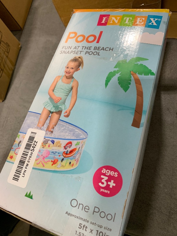 Photo 1 of Intex Snorkel Buddies Snapset Pool - 5'X10" (Style May Vary), Multicolor (56451EP)