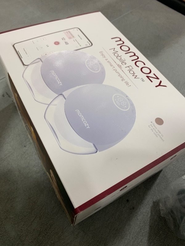 Photo 1 of Momcozy Breast Pump Hospital-Grade, Hands Free Breast Pump App with Leak-Proof DoubleFit Flange, Personalized Multi-Modes & 15 Levels, 2 Count