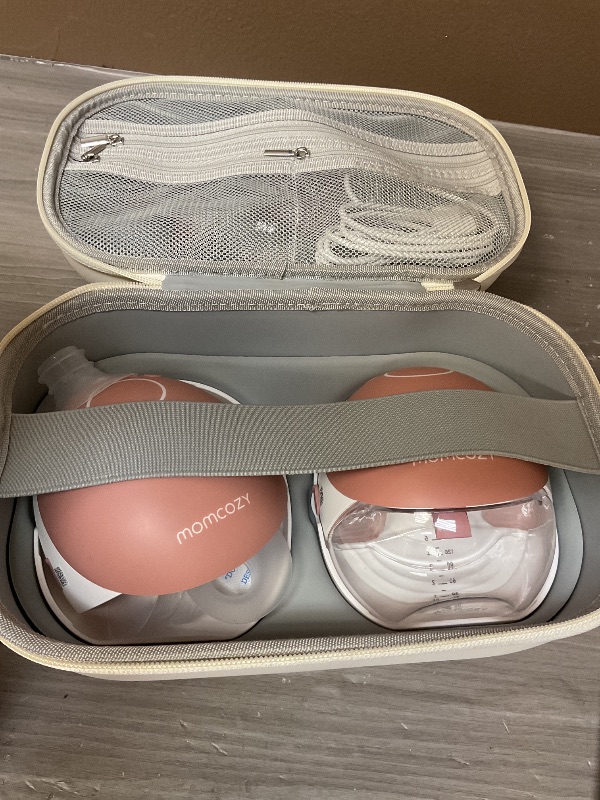 Photo 1 of Momcozy Breast Pump Hospital-Grade, Hands Free Breast Pump App with Leak-Proof DoubleFit Flange, Personalized Multi-Modes & 15 Levels, 2 Count