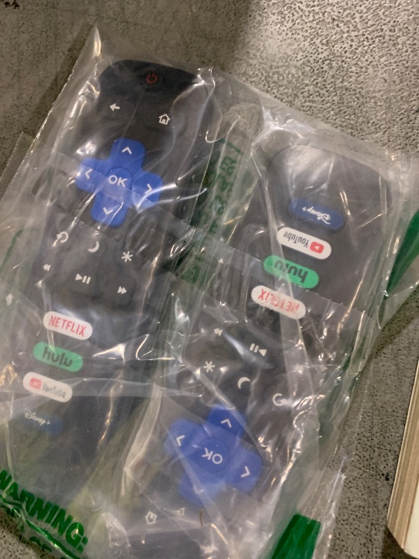 Photo 1 of (Pack of 2) Replacement-Remote-Control for Roku-TV,Compatible for TCL Roku/Hisense Roku/Onn Roku/Philips Roku Smart TVs(Not for Roku Stick and Box)