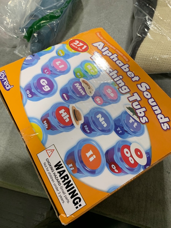 Photo 1 of Joyreal Alphabet Learning Toys for Toddlers - 26 Alphabet Soup Sorters with 245 Flash Cards for Early Letter Awareness & Recognition - Fun Education Classroom Supplies Alphabet Sounds Teaching Games