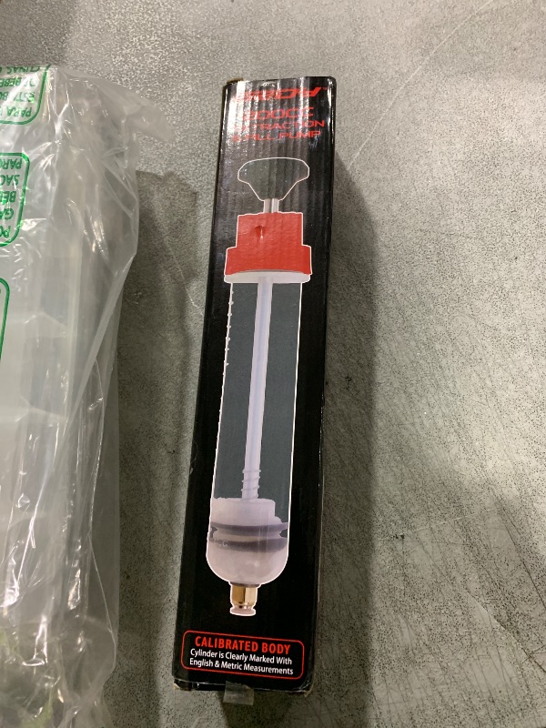 Photo 1 of SEDY Fluid Extractor - 200cc Multi-Purpose Syringe, Oil Suction Pump, Manual Extraction and Filling Pump, Automotive Oil Syringe