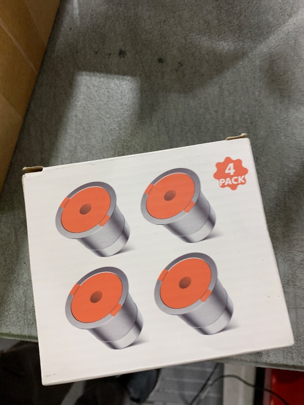 Photo 1 of Reusable K Cups For Keurig keurig reusable coffee pods Compatible with 1.0 and 2.0 Keurig Single Cup Coffee Maker Stainless Steel K Cup,Non-BPA(4 pack)