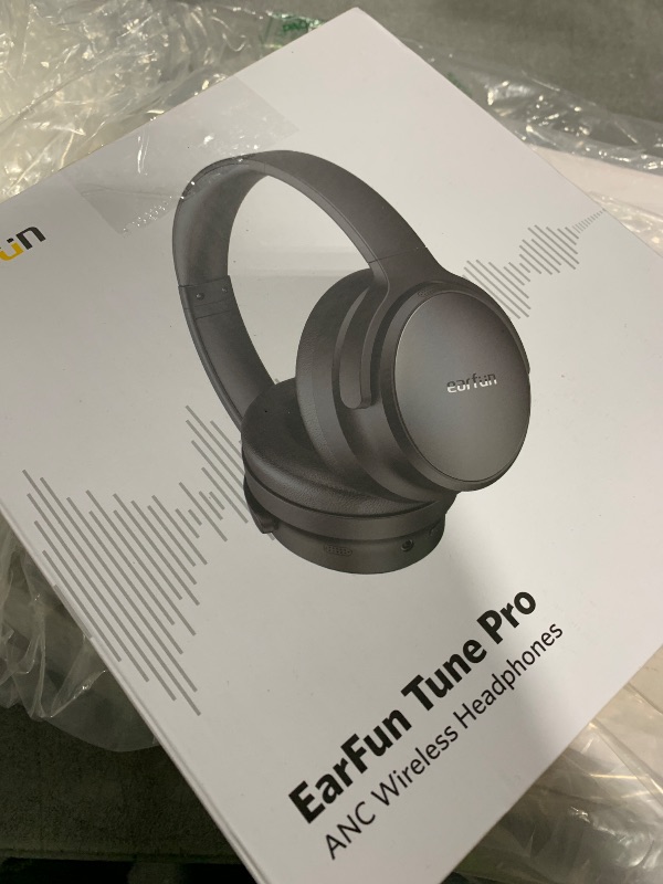 Photo 1 of EarFun Tune Pro Active Noise Canceling Headphones, Wireless Bluetooth Headphones with 5 Mics, 120H Playtime, Bluetooth 5.4, Hi-Res Audio, Multipoint Connection, Custom EQ via App, Comfortable Fit