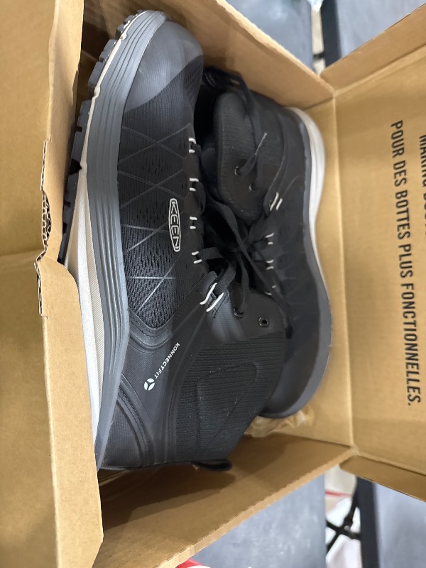 Photo 1 of KEEN Utility Men's Vista Energy Mid Height Composite Toe Shoes Work Boots, Vapor/Black, 13 Wide