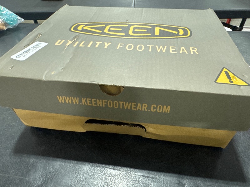 Photo 1 of KEEN Utility Men's Vista Energy Mid Height Composite Toe Shoes Work Boots, Vapor/Black, 13 Wide
