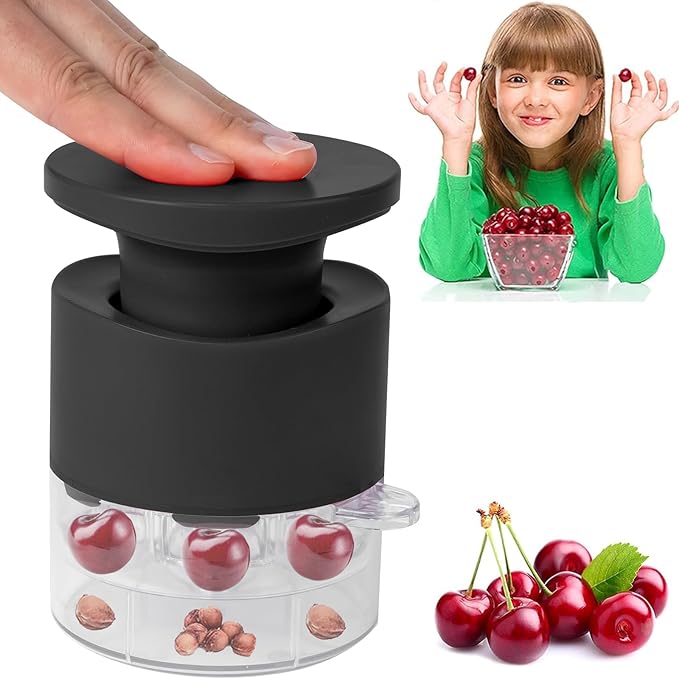 Photo 1 of Cherry Pitter Tool 7-in-1, Portable Cherries Seed Remover, Fruit Pit Core Remover for Make Fresh Cherry Dishes, Cherry Pie and Jam and Cocktail Cherries