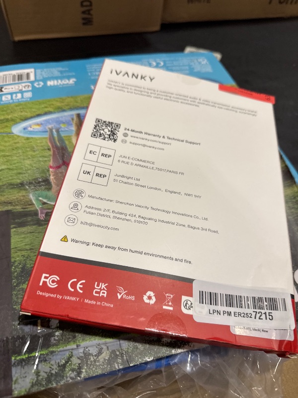 Photo 1 of IVANKY 8K DisplayPort Cable 1.4, VESA Certified DP Cable 6.6ft (8K@60Hz, 4K@144Hz, 2K@240Hz)HBR3 Support 32.4Gbps, HDR, HDCP 2.2, FreeSync G-Sync, Braided Display Port for Gaming Monitor, Graphics, PC