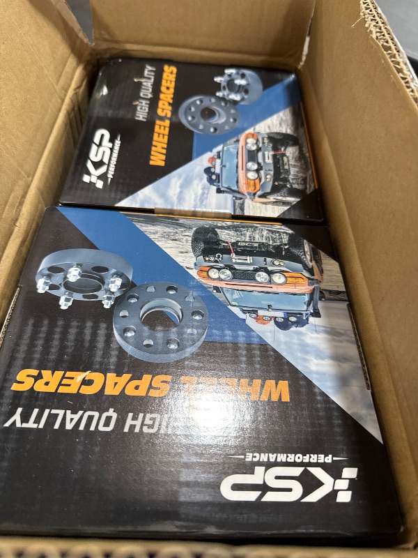 Photo 1 of KSP 6X5.5 Wheel Spacers Fit for Tacoma 4runner, 1.5 inches Forged Hub Centric Adapters Kits with Extended Open Lug Nuts fit 6 Lug Wheels Without Locking hub, Package of 4 (Black 6061 T6 Aluminum)