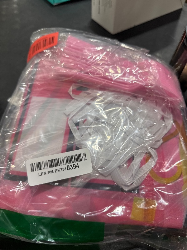 Photo 1 of Pink Soccer Decorations for Girls Soccer Happy Birthday Banner Backdrop Balloons Football Plates Napkins Tablecloth Honeycomb Centerpieces Hanging Swirls Decor for Women Sports Party Supplies Serves10