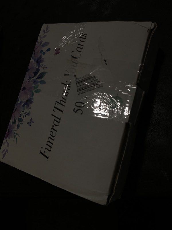 Photo 1 of Hunanyume 50 Pack Funeral Thank You Cards with Envelopes, Stickers & Message Inside, 4×6 in Watercolor Flowers Butterflies Bereavement Sympathy Thank You Cards for Funeral Family Friends Loved Ones