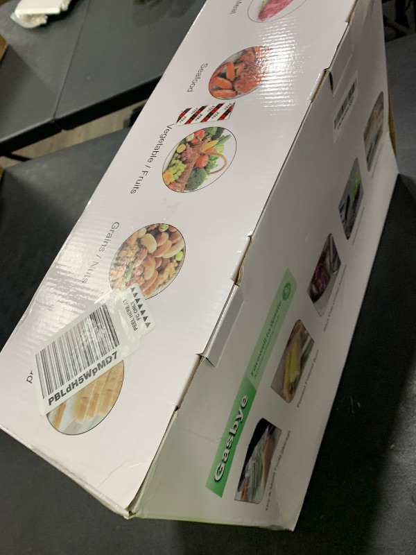 Photo 1 of Gasbye Vacuum Sealer Machine, 95kPa Food Sealer with Double Heat Seal for Dry/Moist Food, Easy-lock Handle, Built-in Bag Storage & Cutter, Progress Display, Removable Drip Tray, Silver