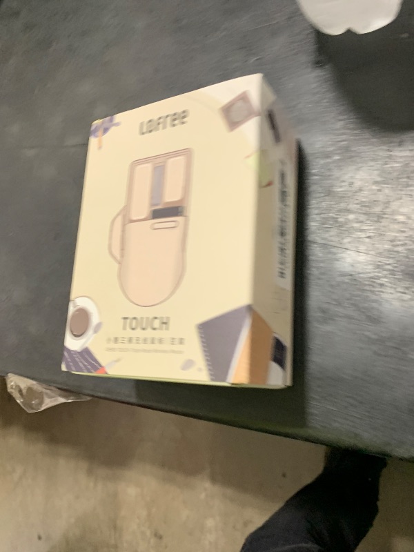 Photo 1 of LOFREE Touch PBT Wireless Mouse with USB Receiver, Bluetooth, Wired Connection, Rechargeable, 4000 DPI with OLED Screen Compatible with Glass Surface for Mac Windows PC Notebook/Tofu White 2025