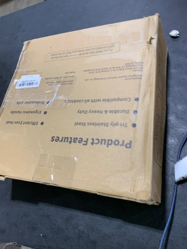 Photo 1 of 12 Inch Tri-Ply Stainless Steel Frying Pan, Deep Frying Pan with lids, PFOA&PTFE Free Skillet, Induction Cooking Pan, Dishwasher and Oven Safe, Fast & Even Heat, Heavy Duty and Detachable Handle