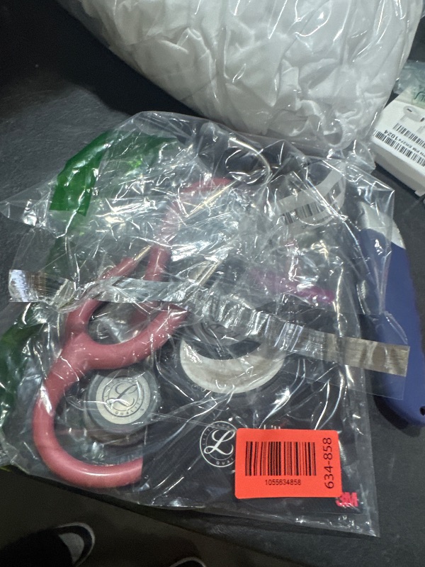 Photo 1 of 3M Littmann Classic III Monitoring Stethoscope, 5633, More Than 2X as Loud, Weighs Less, Stainless Steel Chestpiece, 27" Pearl Pink Tube