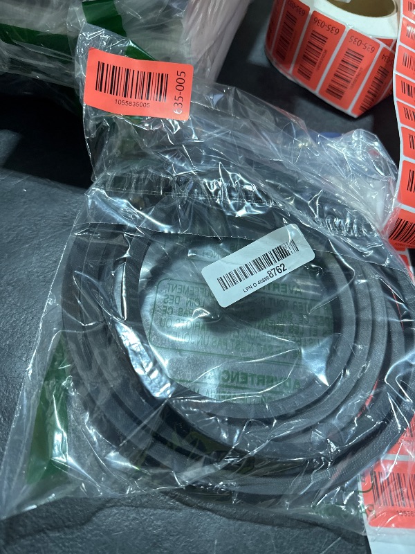 Photo 1 of M160571 Lawn Mower Traction Drive Belt 1/2" X107" for John Deere Z225 Eztrak, Z245 Eztrak, Z425 Eztrak, Z445 Eztrak, Z465 Eztrak