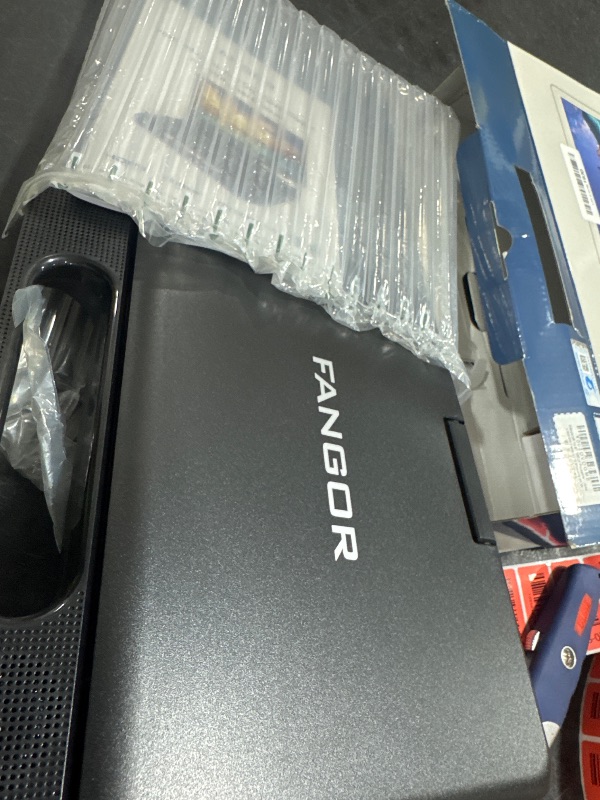 Photo 1 of FANGOR 12.5" 1080P Portable Blu-Ray Player with 10.5" HD Swivel Screen, HDMI Out & AV in, Multi Media Player, 5 Hours Rechargeable Battery, Supports USB/SD Card, Last Memory