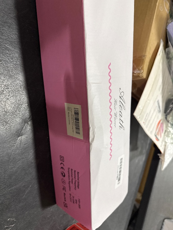 Photo 1 of 1.25 inch Three Barrel Curling Iron: Aleath Large 3 Barrel Hair Crimper with LCD Display - Dual Voltage Hair Waver Jumbo