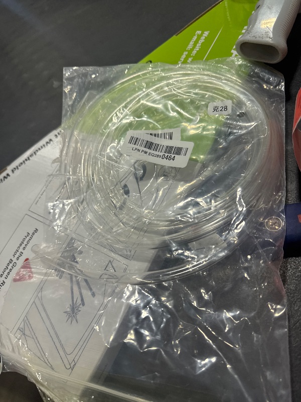 Photo 1 of 10 Feet - 1/4" ID x 3/8" OD Clear Vinyl Tubing, Translucent Plastic PVC Tubing Hose Pipe for Water Air Pump