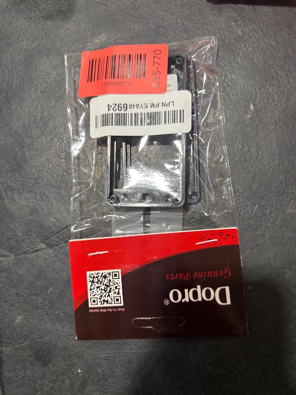 Photo 1 of Dopro Set of 2 Plastic Humbucker Pickup Ring Pickup Mounting Frame Flat Bottom 3 * 5 for Neck and 7 * 9 for Bridge Pickup Black