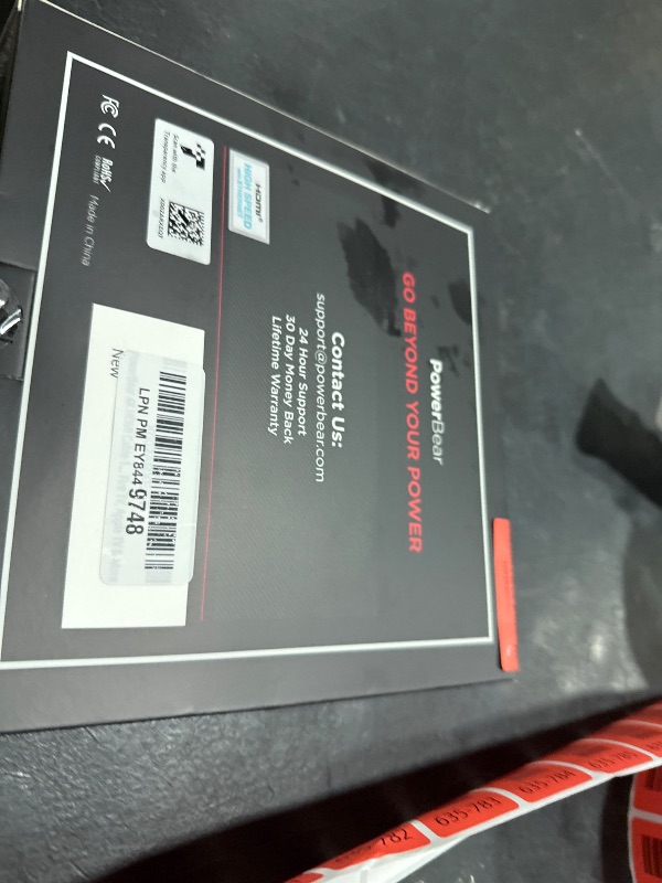 Photo 1 of PowerBear 4K HDMI Cable 10 ft | High Speed Hdmi Cables, Braided Nylon & Gold Connectors, 4K @ 60Hz, Ultra HD, 2K, 1080P, ARC & CL3 Rated | for Laptop, Monitor, PS5, PS4, Xbox One, Fire TV, & More
