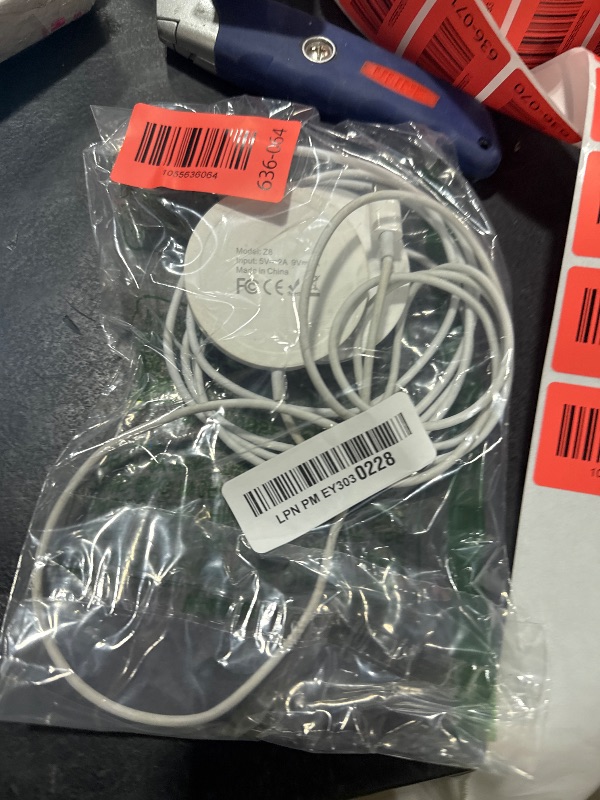 Photo 1 of Magnetic Wireless Charger 15W 2 Pack Fast Mag Safe Charger for iPhone 16 Pro Max/16 Pro/16 Plus/16/15/14/13/12 Series Charging Pad for AirPods Series LED Magnet Charging Pad