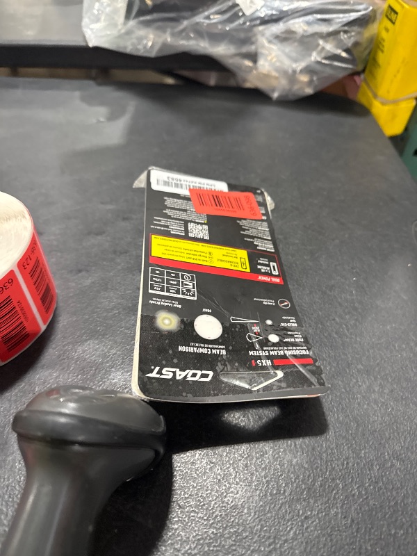 Photo 1 of COAST HX5 360 Lumen LED Flashlight, Pure Beam Focusing, Slide Focus, Pocket Clip, Weatherproof, Pocket Sized, Battery Included